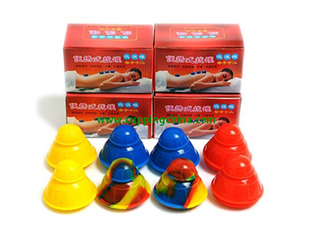 Red Natural Suction Cupping Set-12 Cups