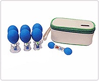 Classic Silver HACI Suction Cupping Set - 8 Cups