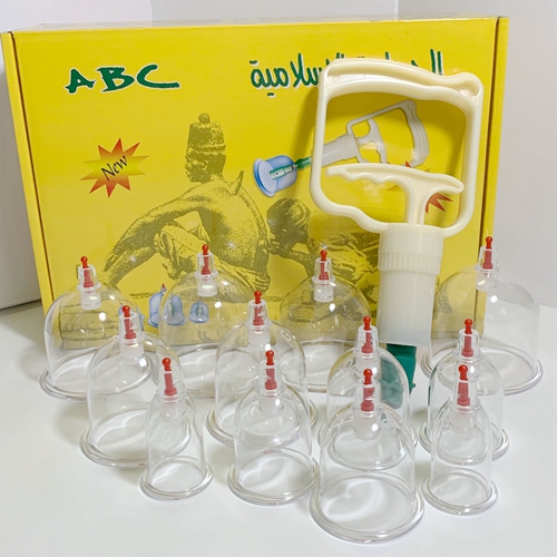 ABC Hand Vacuum Cupping Set 12 Cups