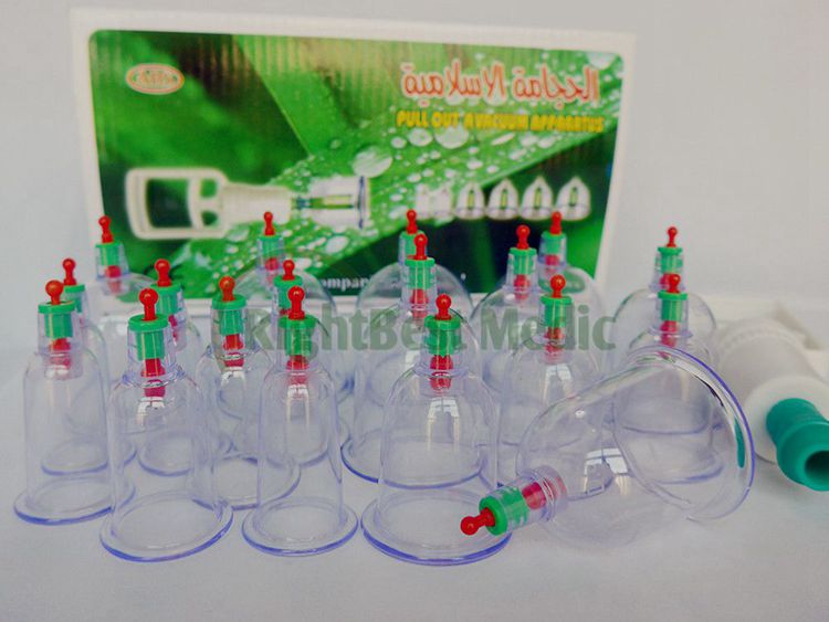 plastic vacuum cupping sets 18 cups
